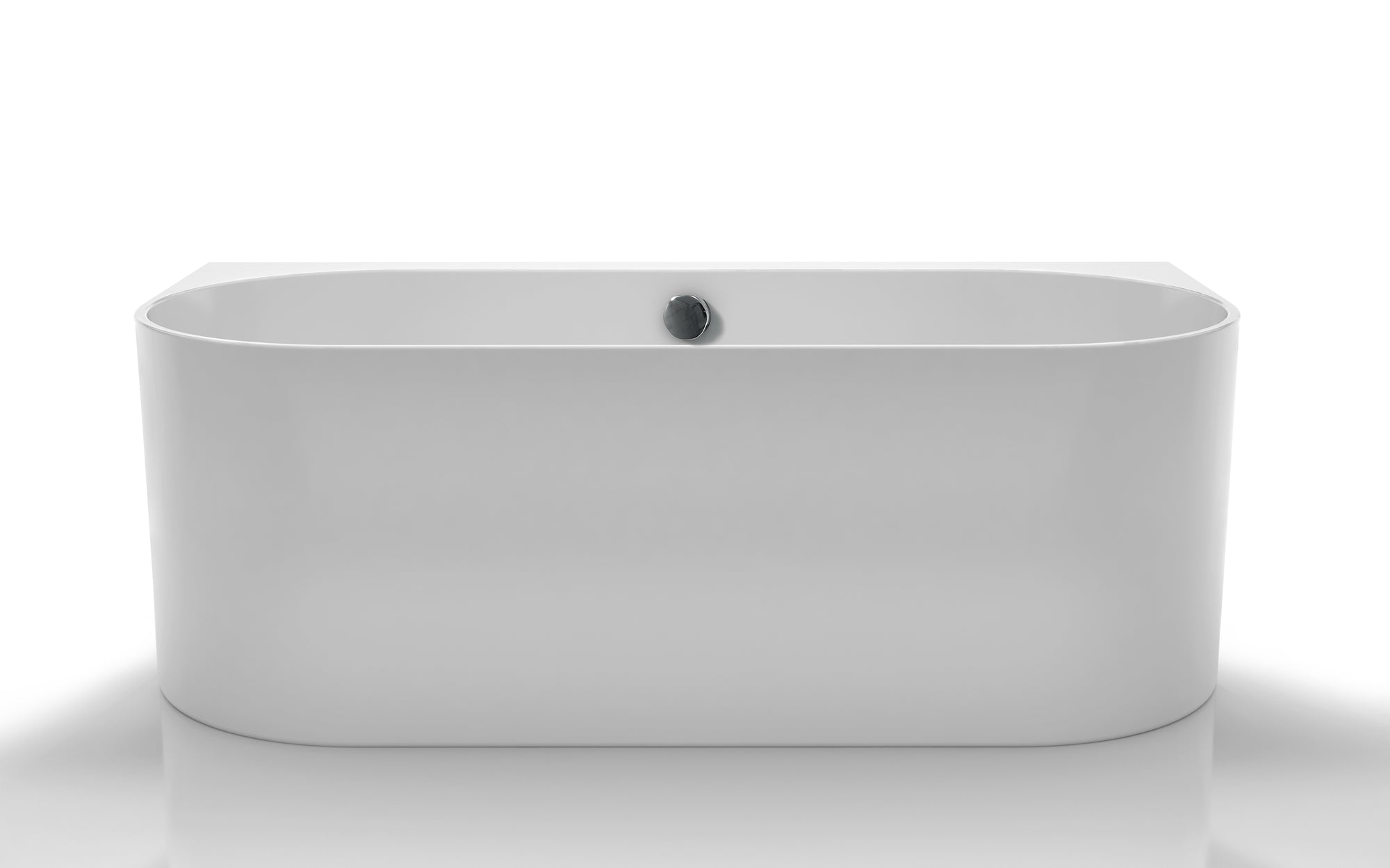 Bradford 1800 - Freestanding Back-To-Wall Acrylic Bath
