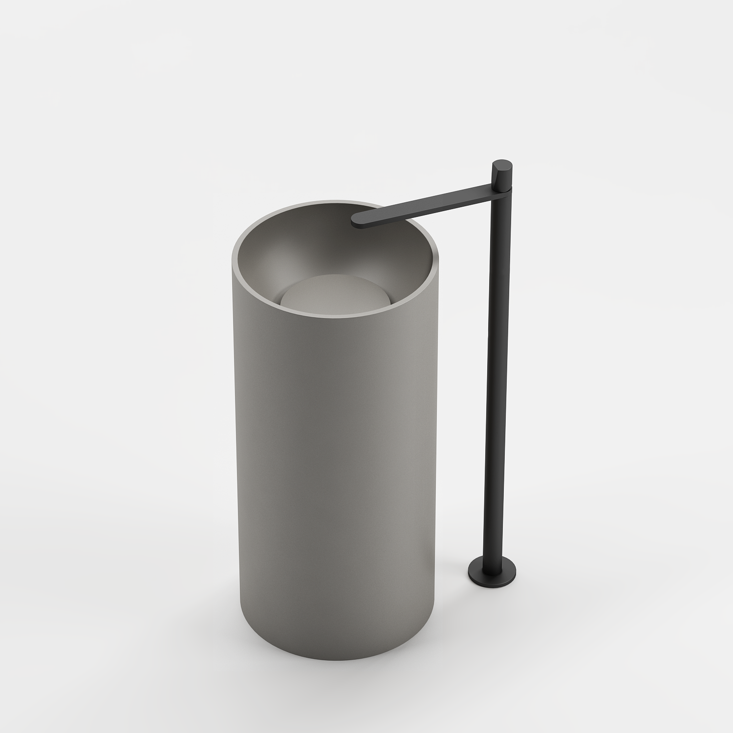 Round Classic Freestanding Pedestal Basin 850mm - CSB83B 850-500