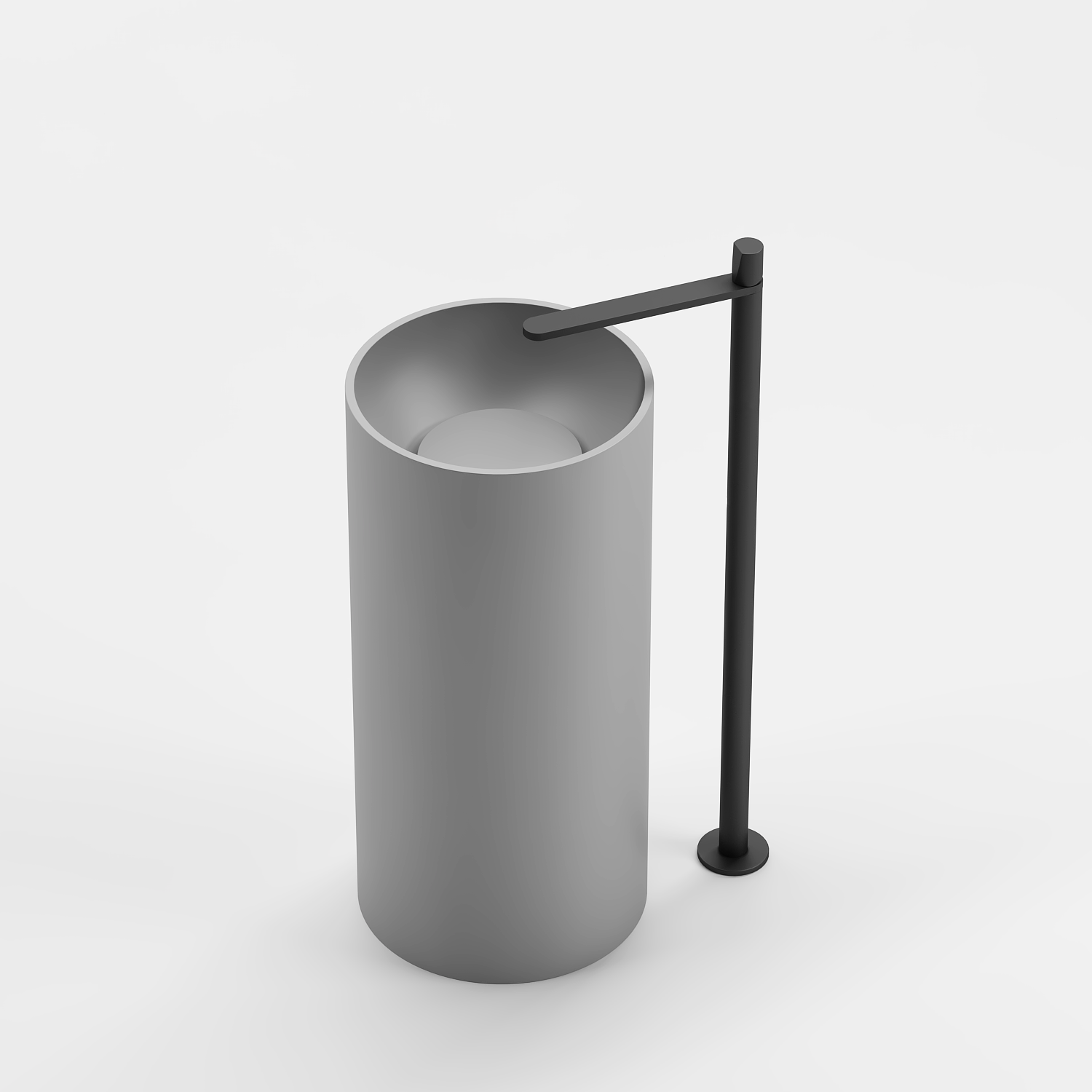 Round Classic Freestanding Pedestal Basin 850mm - CSB83B 850-500