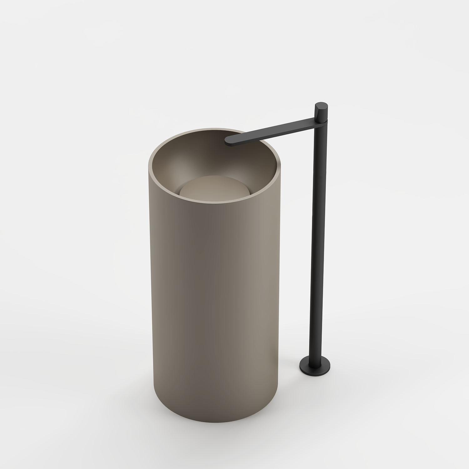 Round Classic Freestanding Pedestal Basin 850mm - CSB83B 850-500