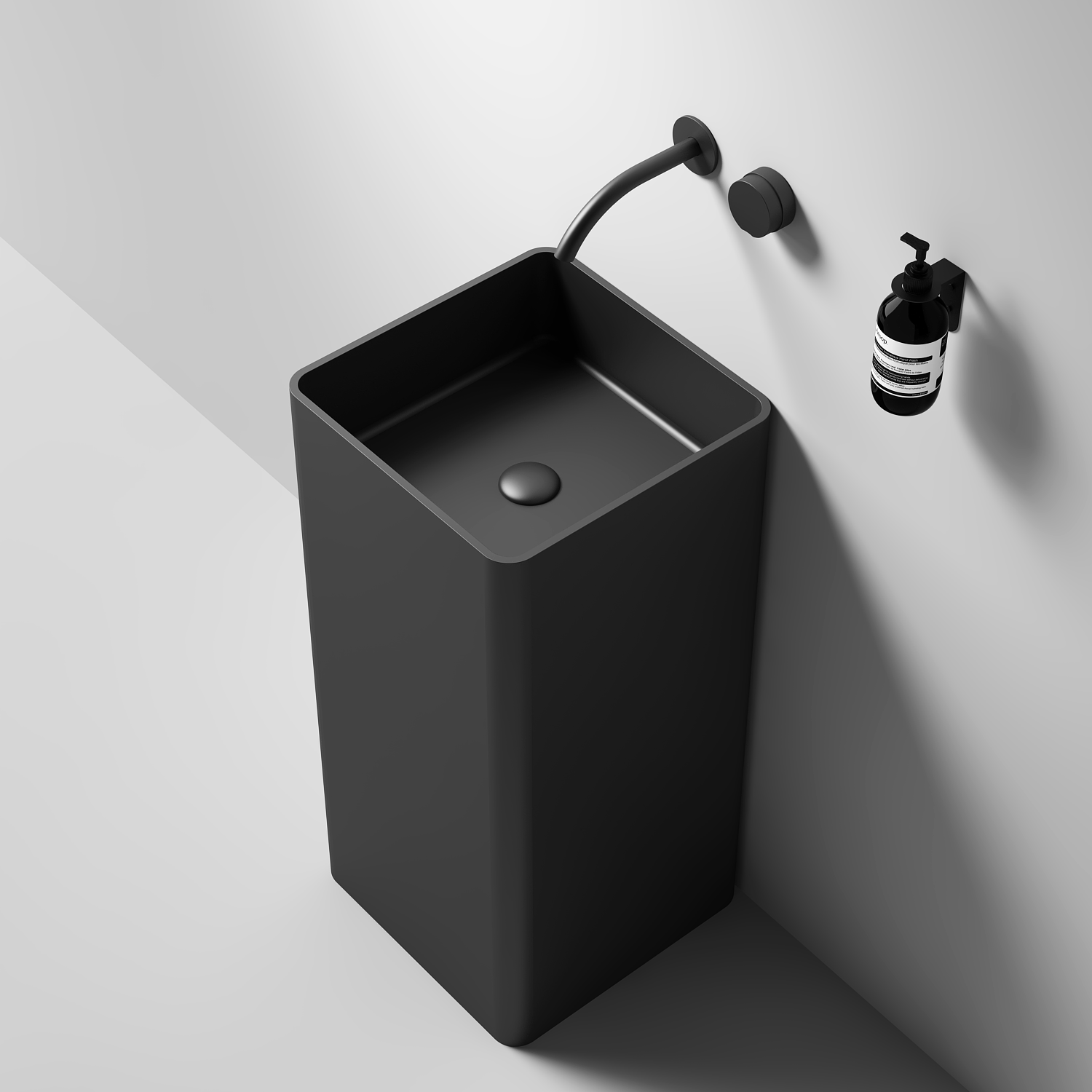 Square Pedestal Basin 400mm - CSB94-400