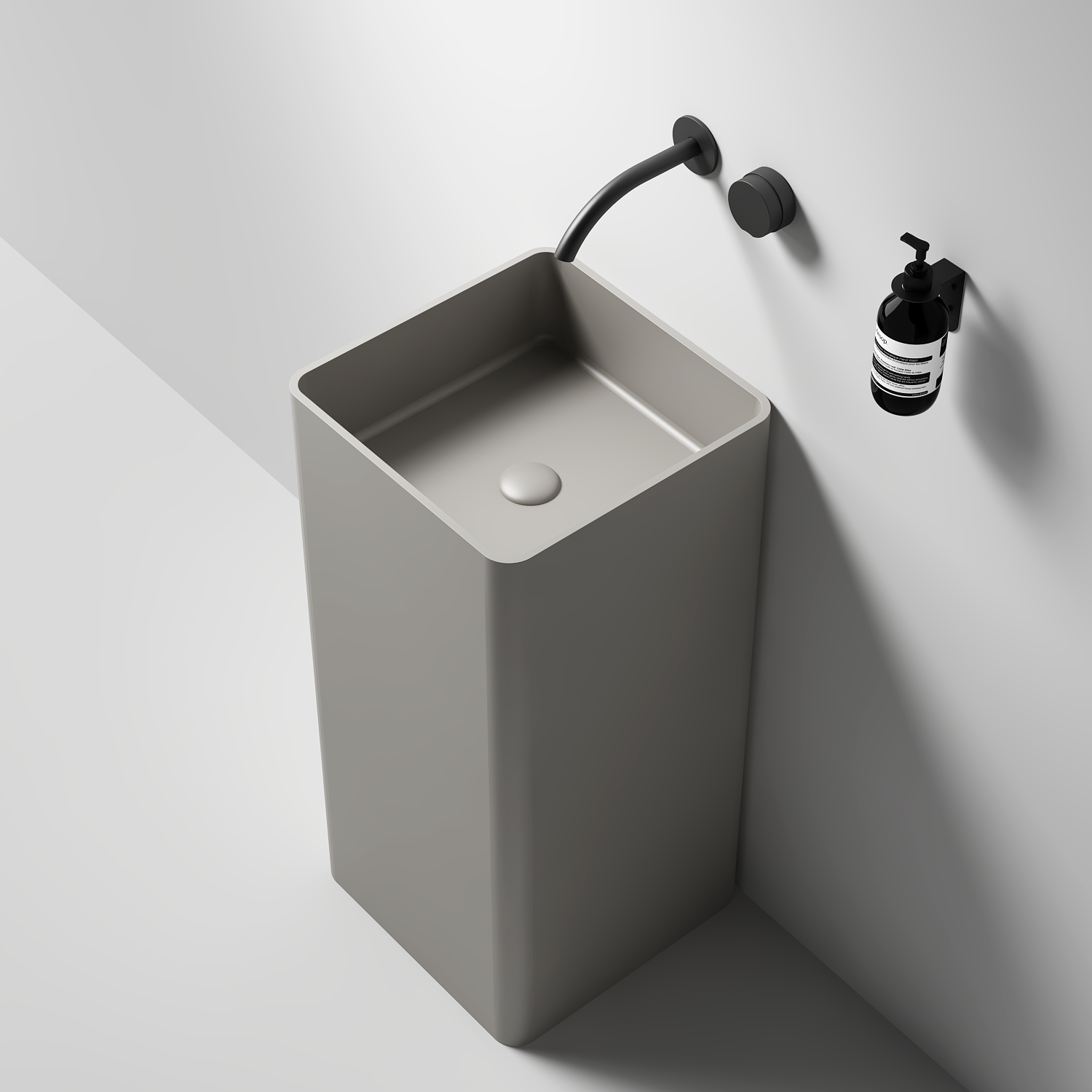 Square Pedestal Basin 400mm - CSB94-400