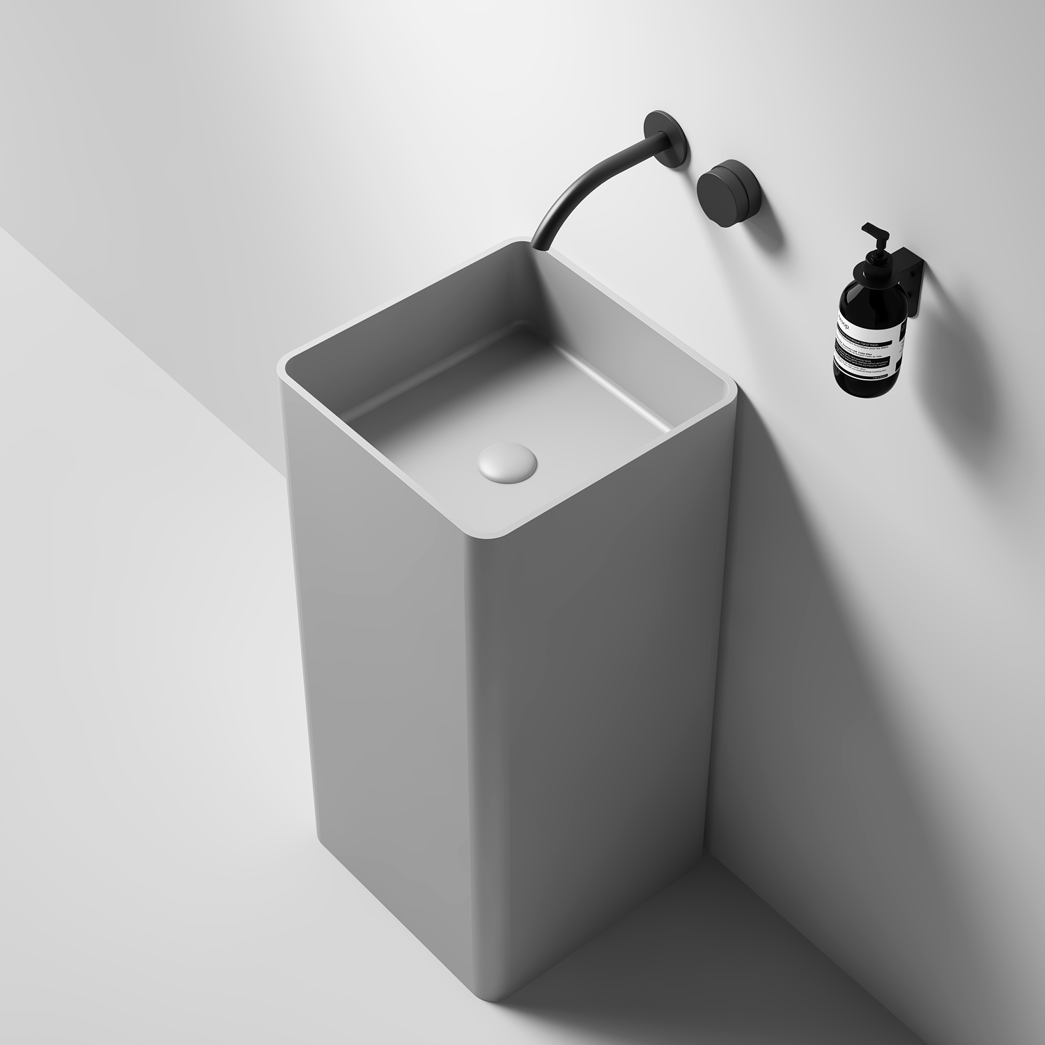 Square Pedestal Basin 400mm - CSB94-400