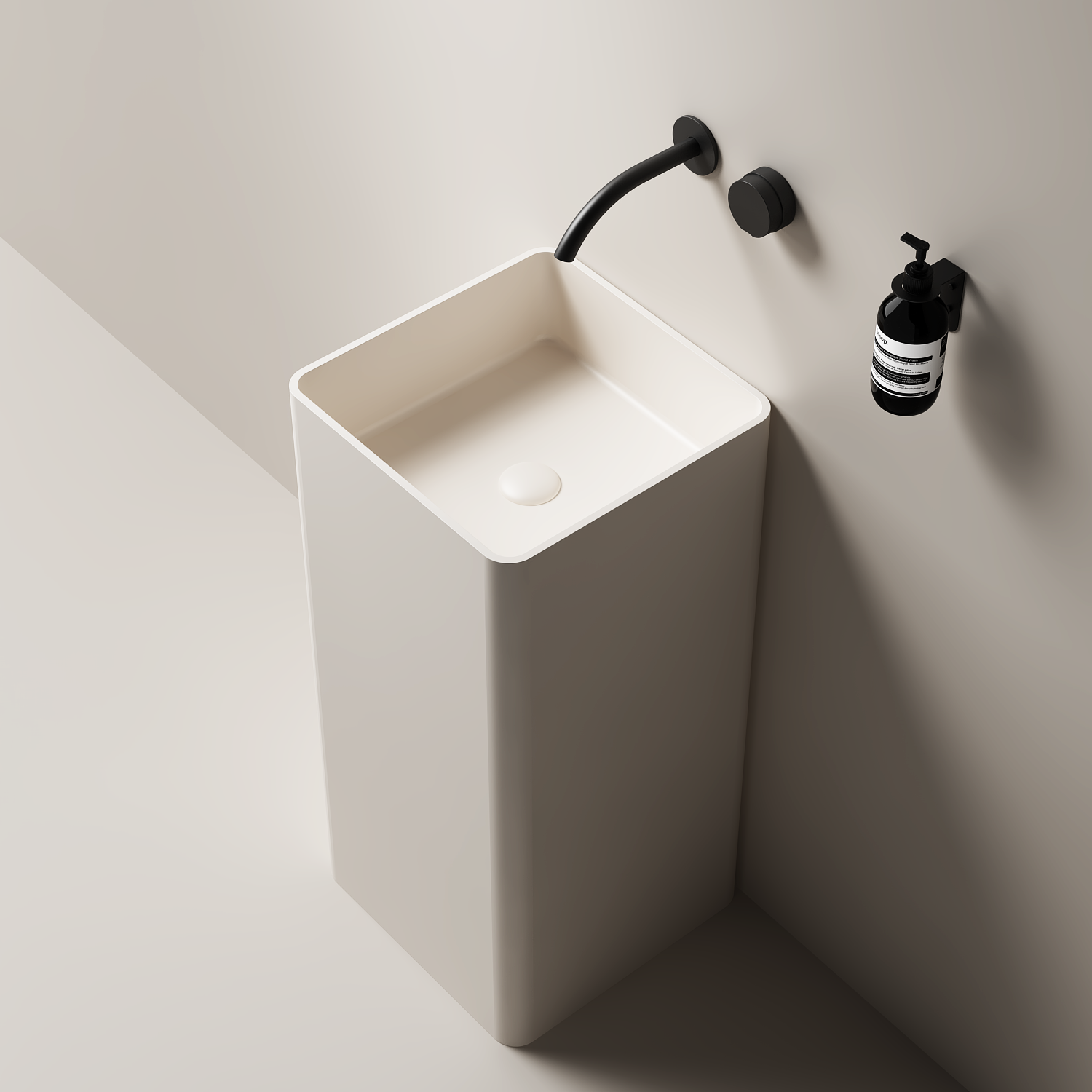 Square Pedestal Basin 400mm - CSB94-400