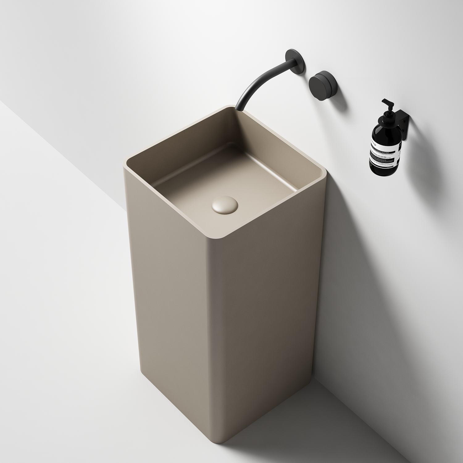 Square Pedestal Basin 400mm - CSB94-400