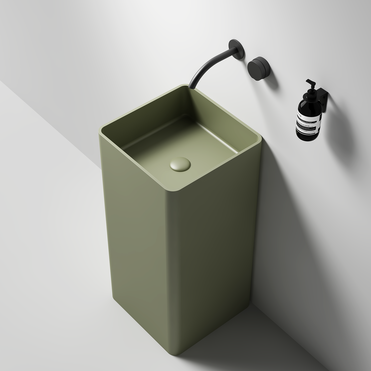 Square Pedestal Basin 400mm - CSB94-400