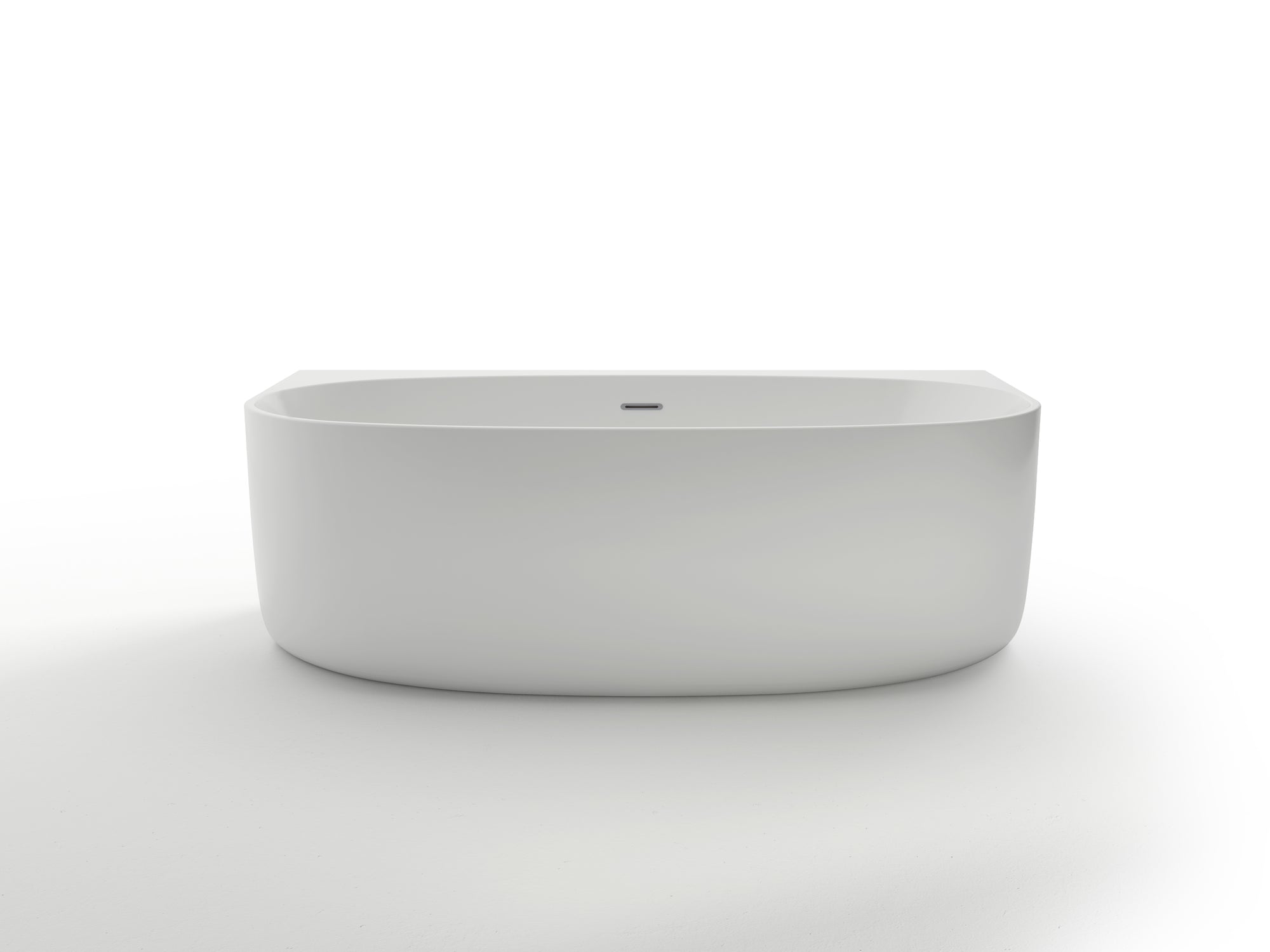 Cambridge 1695 - Acrylic Back-to-wall Bath