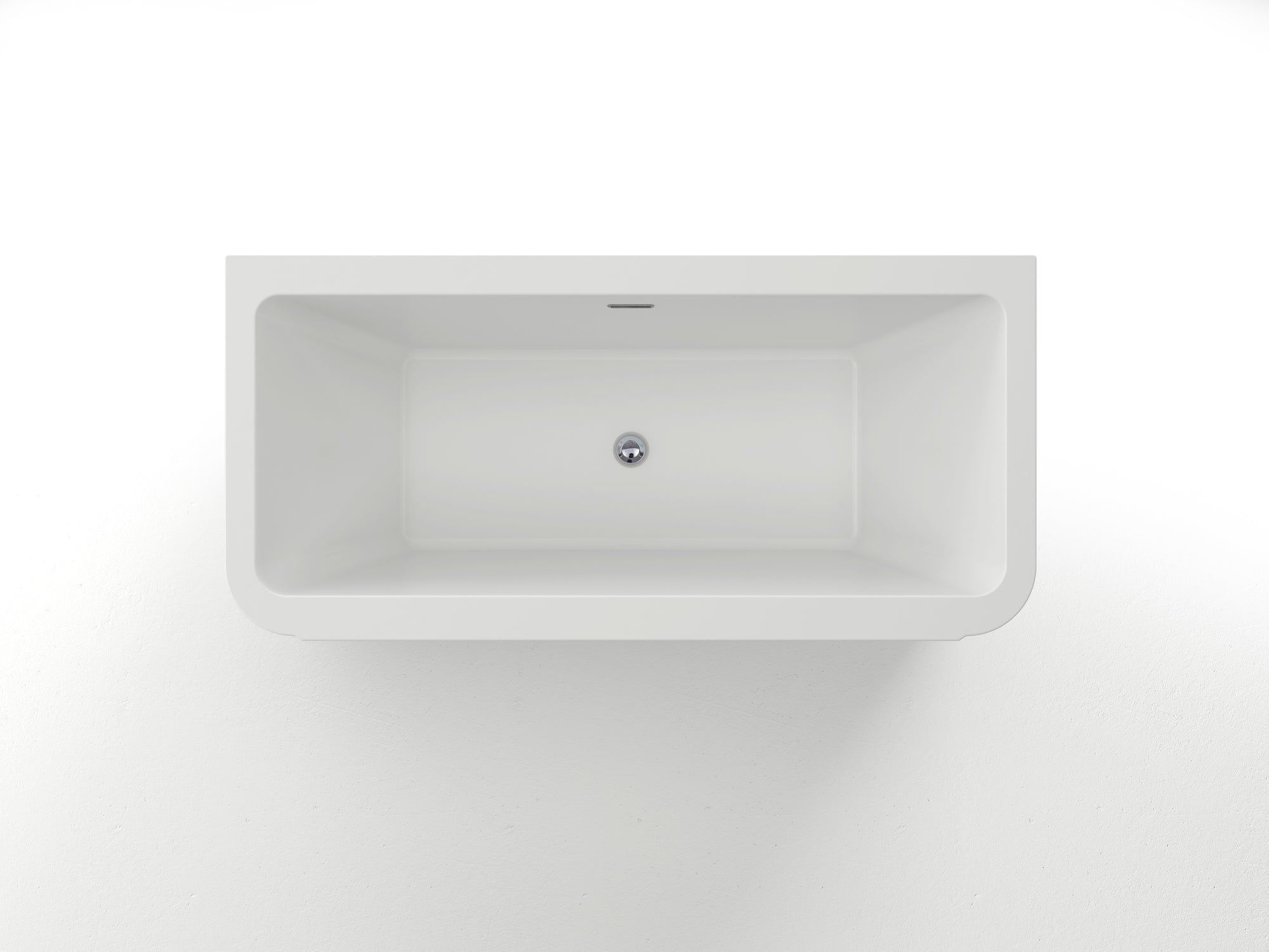 London 1700- Acrylic Rectangle Back-To-Wall Bath