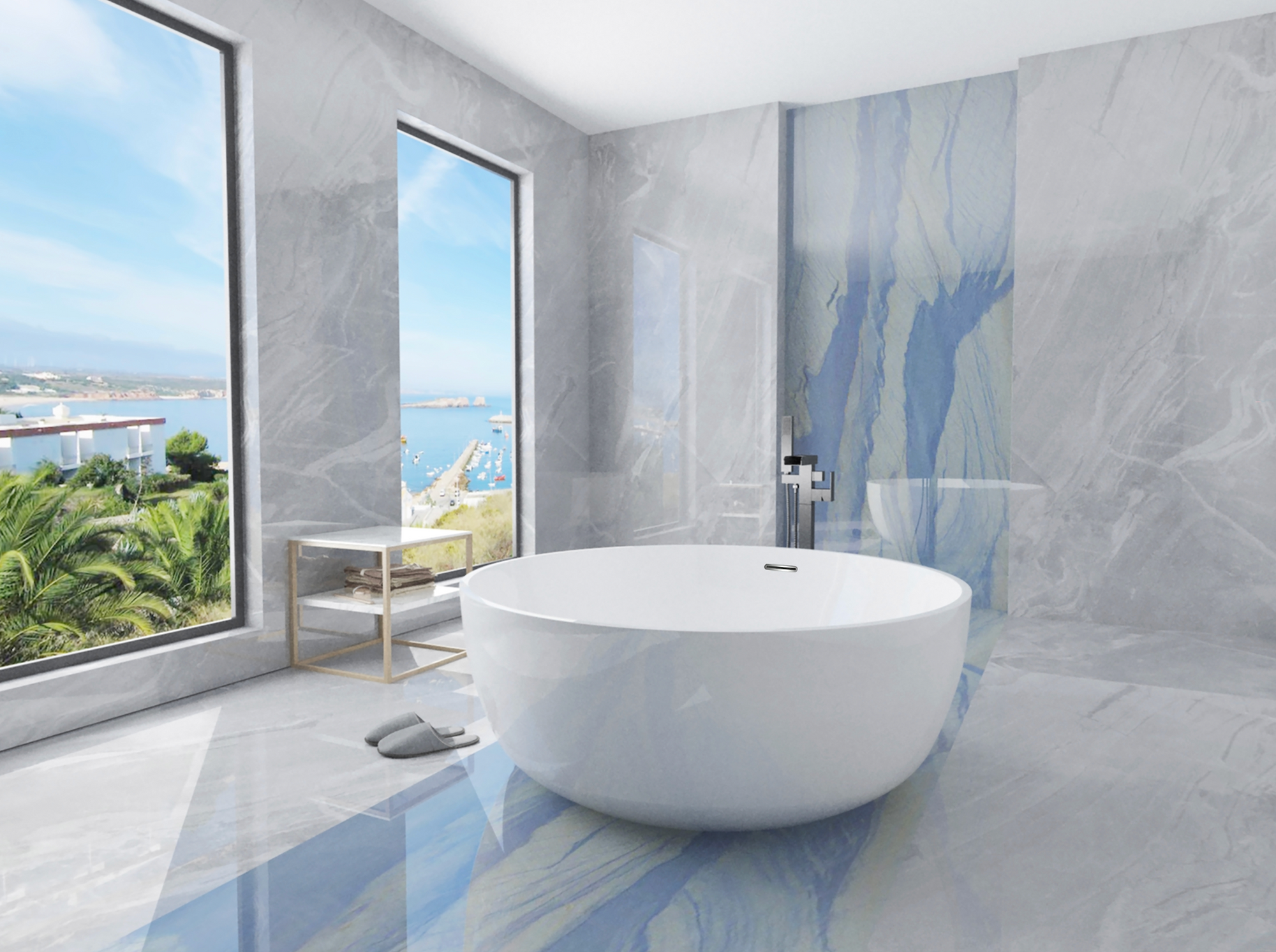 Panama 1400- Freestanding Round Bath Acrylic