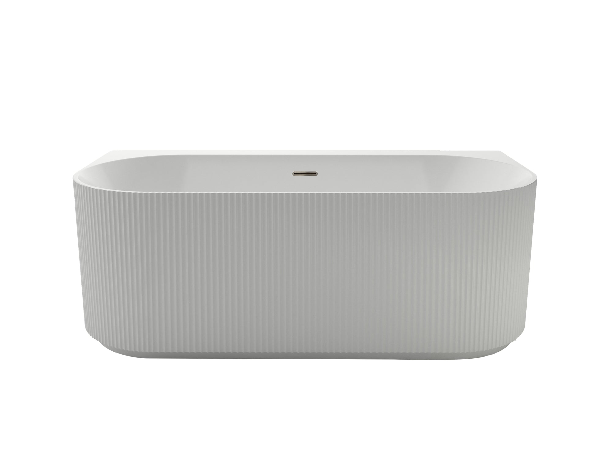 Ventura BW 1700 - Back-to Wall Fluted Bath