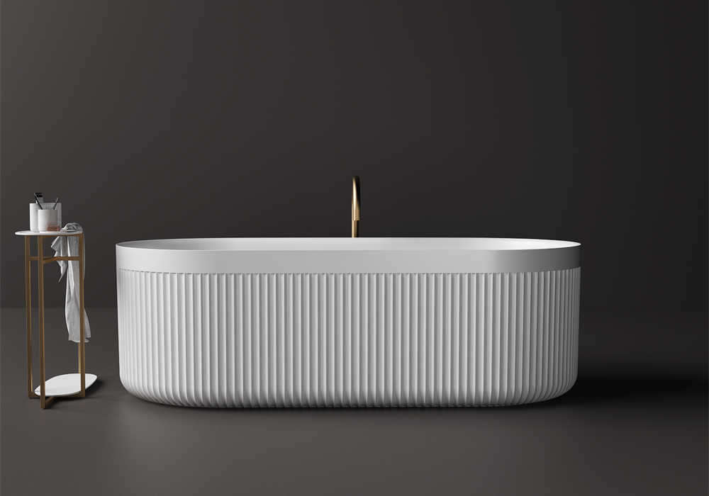 Venus Freestanding Fluted Bath - 1700mm - ST86