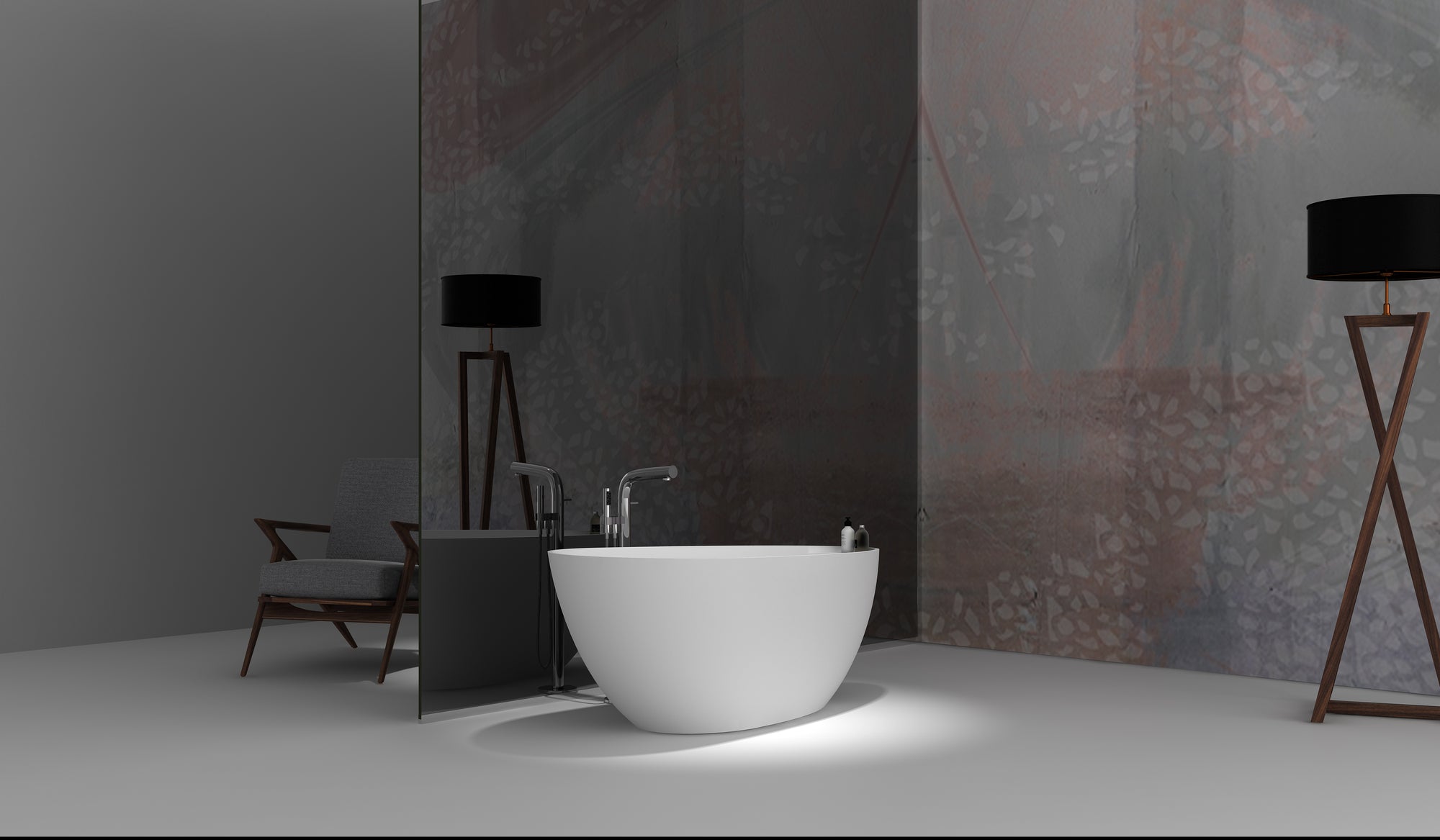 Gia Unique Egg Shaped Bath - 1600mm - G65177