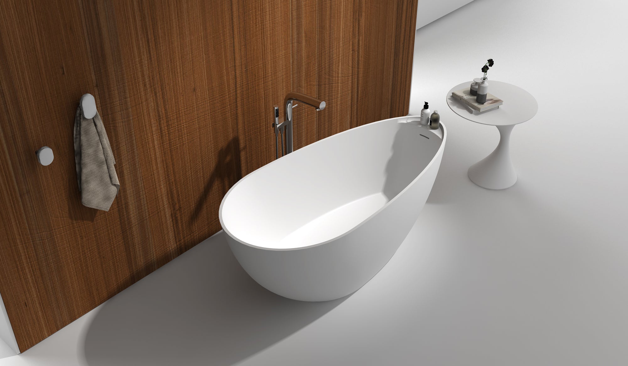Gia Unique Egg Shaped Bath - 1600mm - G65177