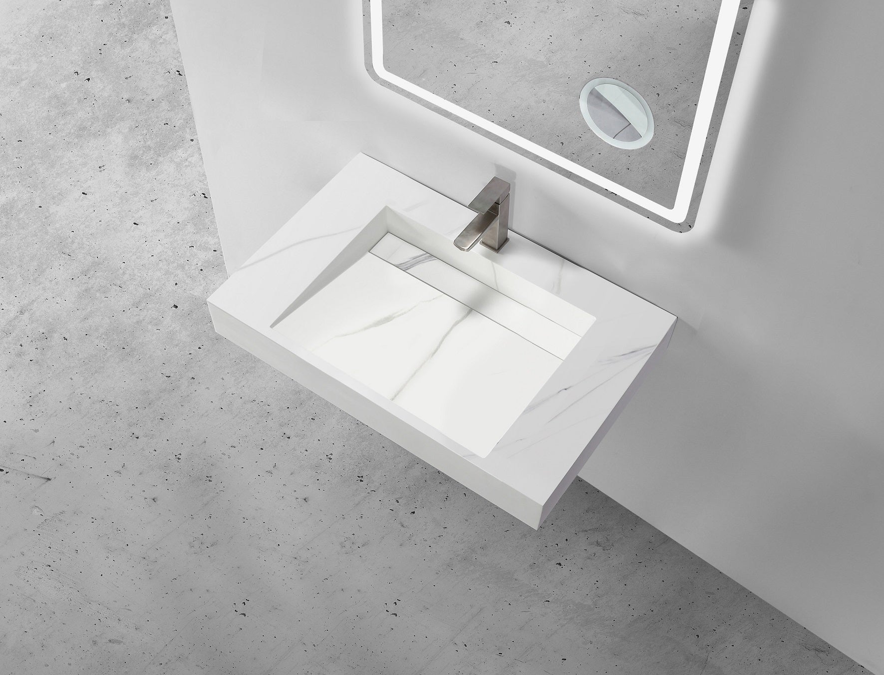 Marble Ramp Basin 900mm - BUVS900