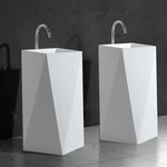 Freestanding Geometric Basin - 860mm - B1387