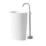 Hugi Freestanding Stone Basin - 830mm - B1582