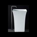 Toka Lite Pedestal Stone Basin - Elegant Style - 840mm - CSB84