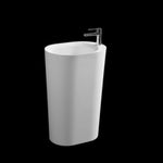 Toka Lite Oval Shaped Freestanding Stone Basin - 830mm - CSB86