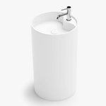 Toka Lite Cylindrical Freestanding Stone Basin - 830mm - CSB87