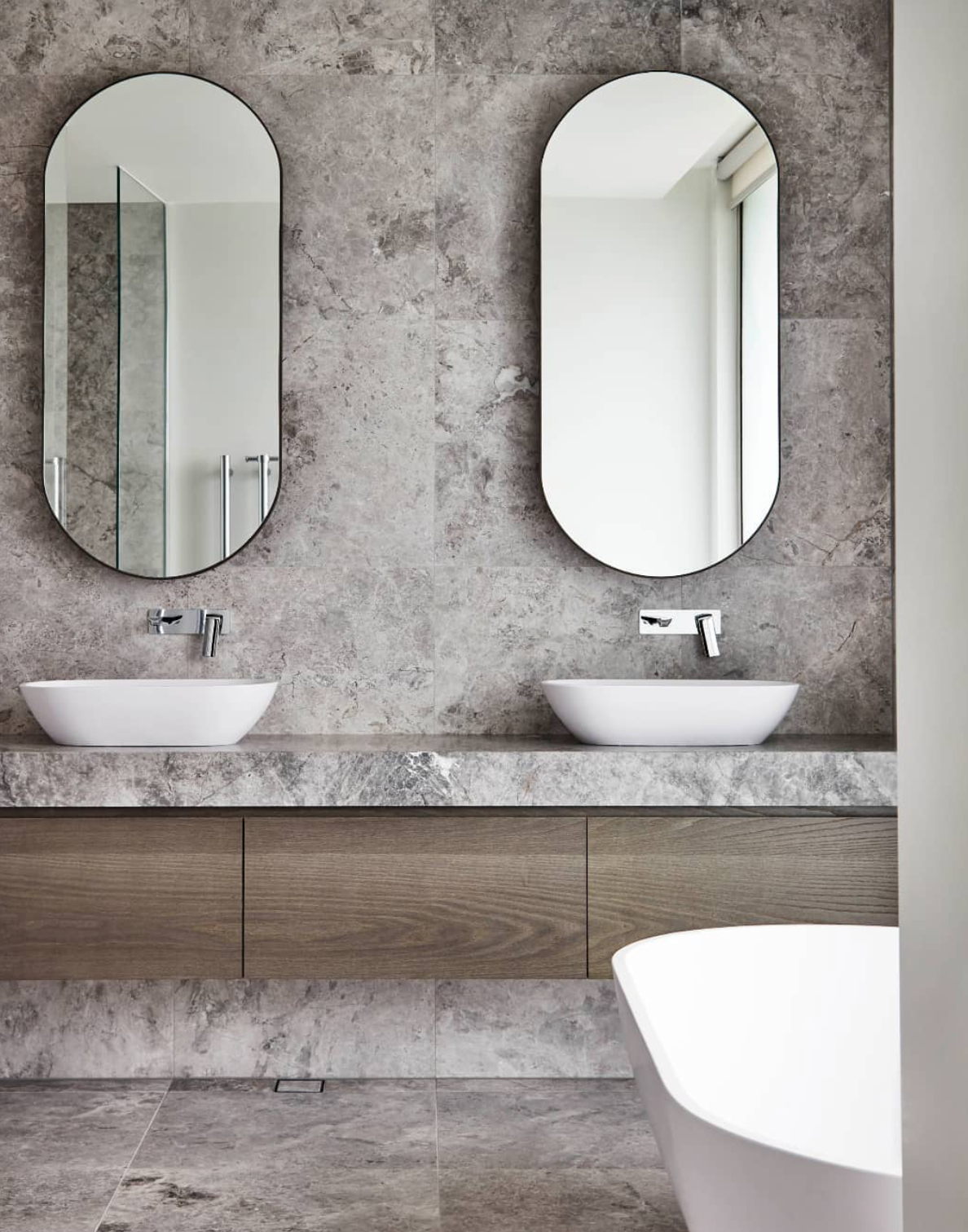 Toka Lite Justina Matte White Stone Basin - 600mm - STB12