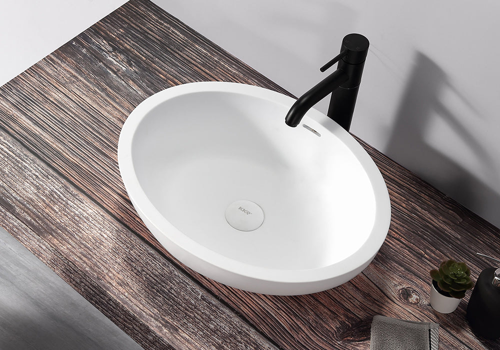 Oval Shaped Basin w/ Thicker Sides - 500mm - B1306-1