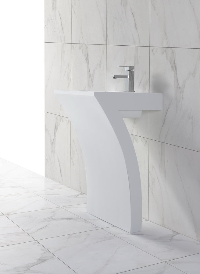 Solid Surface Freestanding Bath Basin