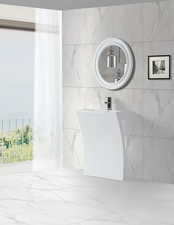 Solid Surface Freestanding Bath Basin