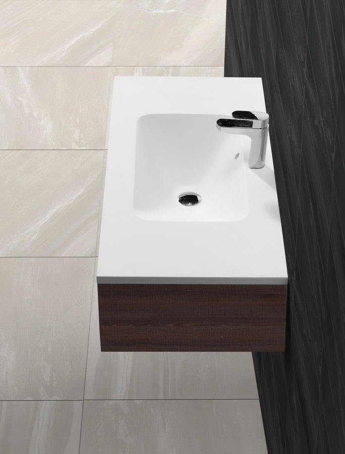 Matt White bath stone basin