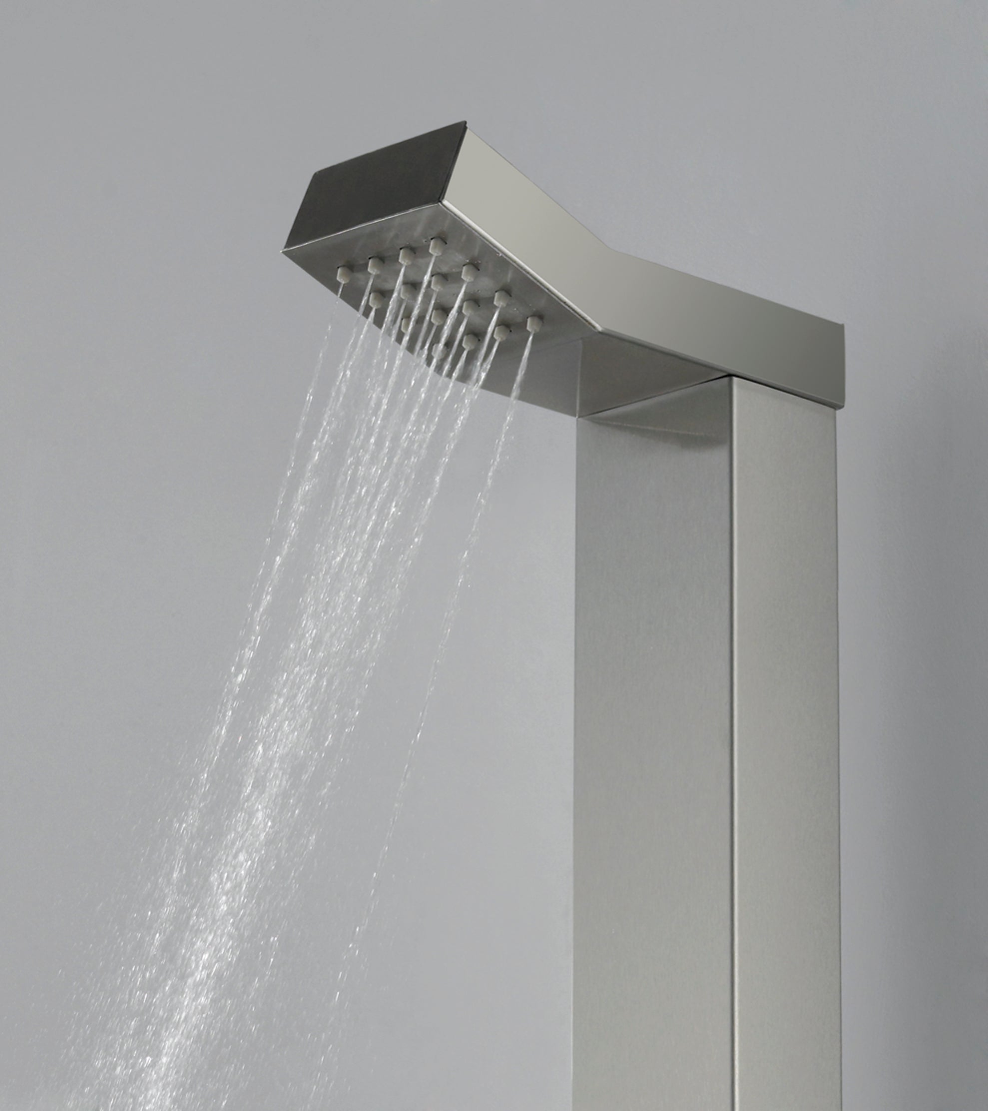 Stainless outdoor shower