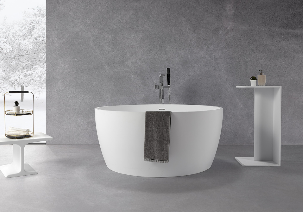 Compact Freestanding Stone Bath - 1200mm - B002-B
