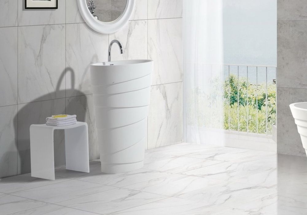 B1398 590mm Matt White Stone Bath – Stonebaths