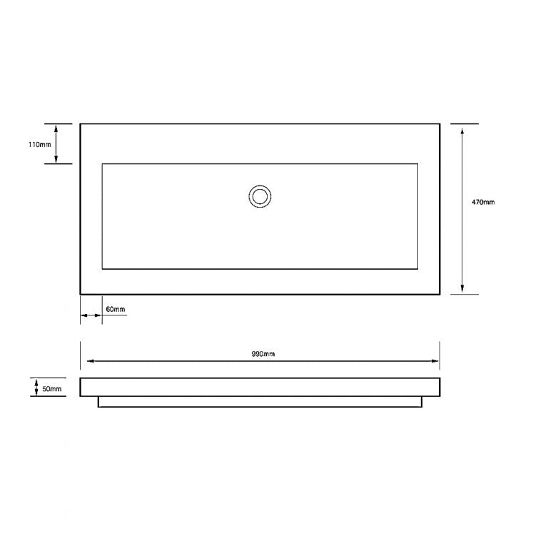 architect design Natural Stone Bench Basin