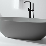 Pure Grey Freestanding Stone Bath - 1700mm - B003-B