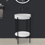 Pedestal Vanity & Shelf 800mm - B1157