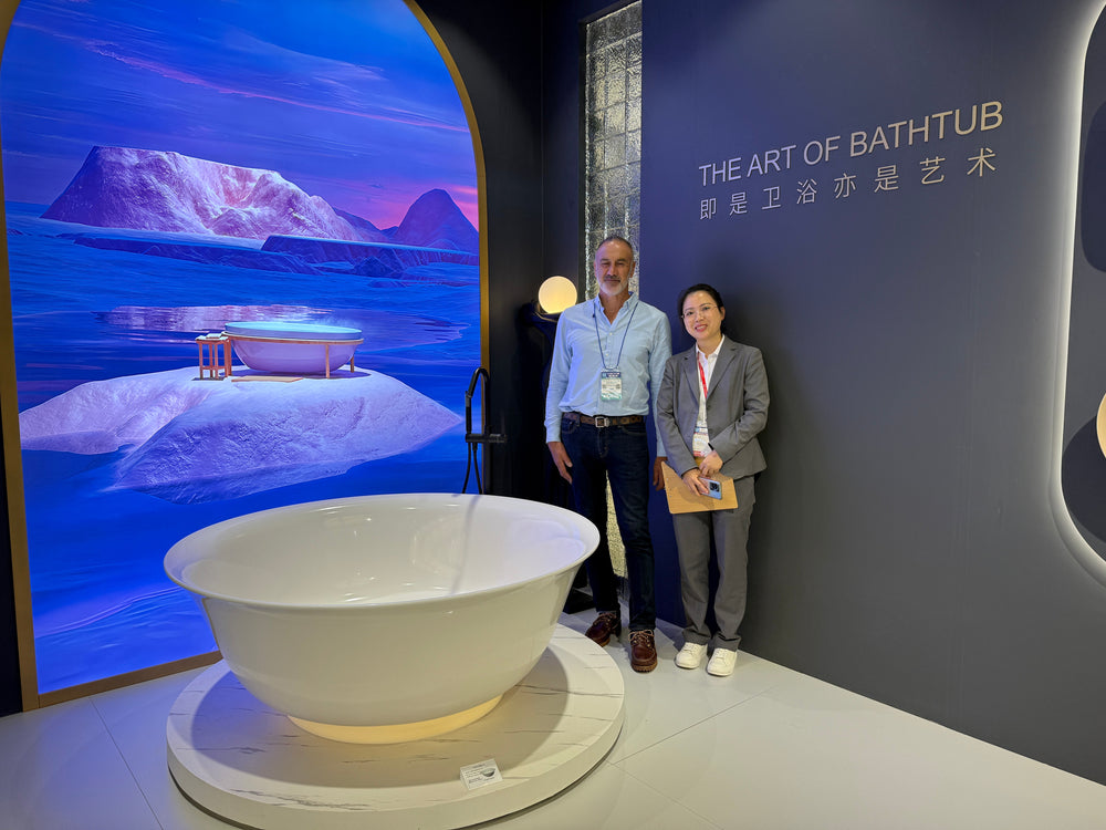 Ovolo solid surface baths. Affordable solid surface stonebaths.