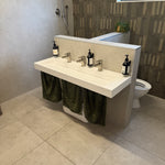The Ramp Junior 100 Basin 1200mm Wall Hung Stone Basin