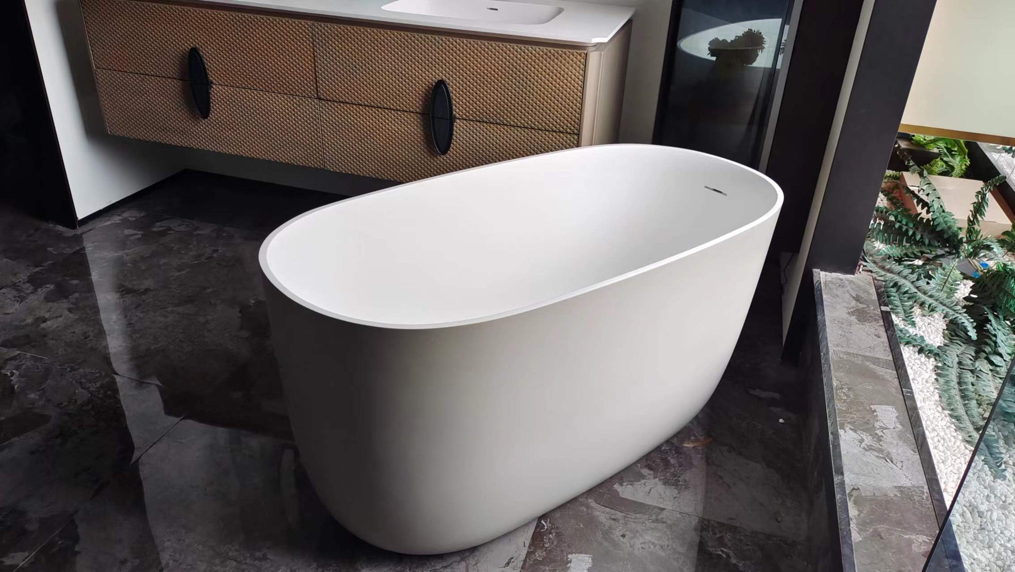 Josei Oval Japanese Soak Tub - 1200mm -MGB01