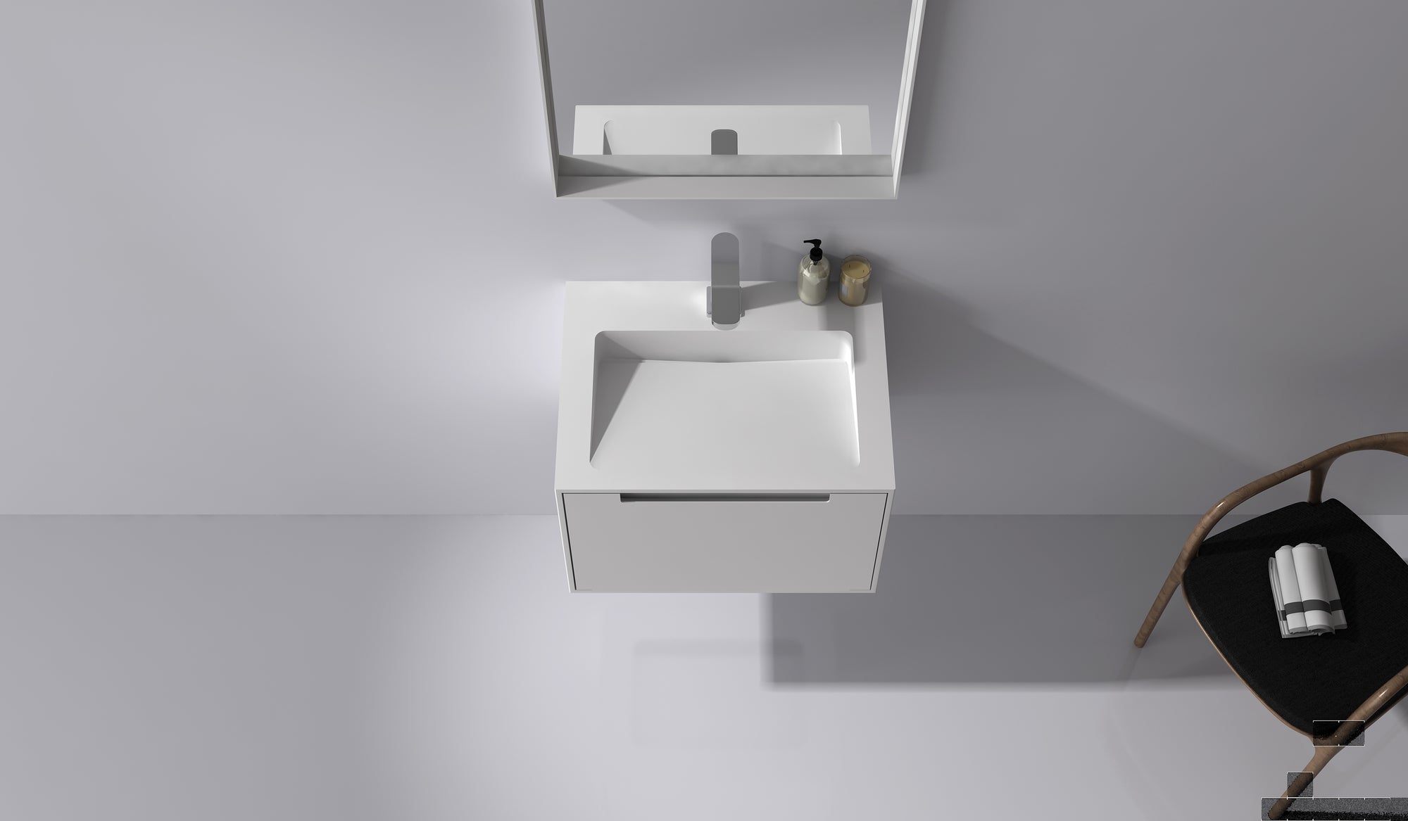 Wall Hung Vanity & Basin - 600mm G38943