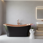 The Copper Bath Tub - Sundara Copper Double Slipper Smooth 1700mm - CB5019-D67