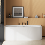 Alvina extra wide left back-to-wall 1600mm - LBW Ov-8034L 1600