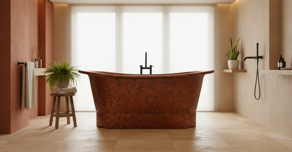 The Copper Bath Tub - Stonebaths Australia