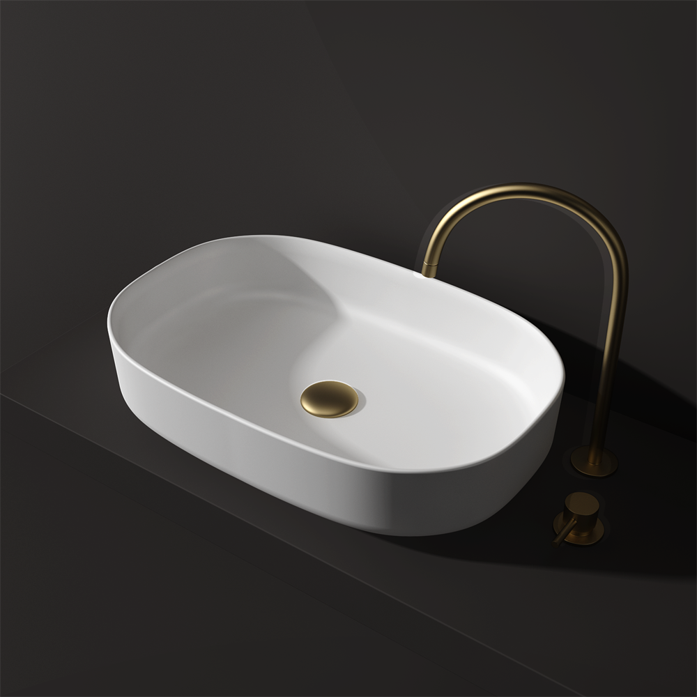 Oval Slimline Basin - 595mm - B4 Various Colours