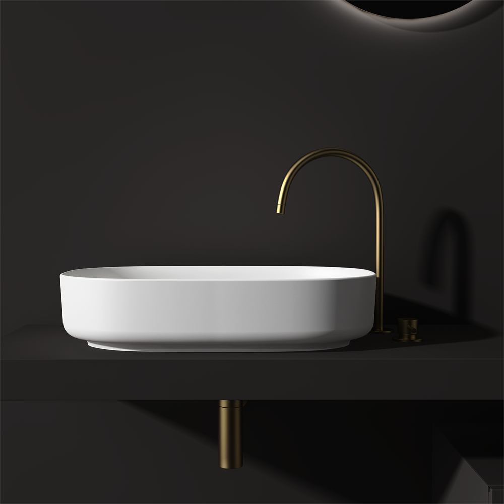 Oval Slimline Basin - 595mm - B4 Various Colours