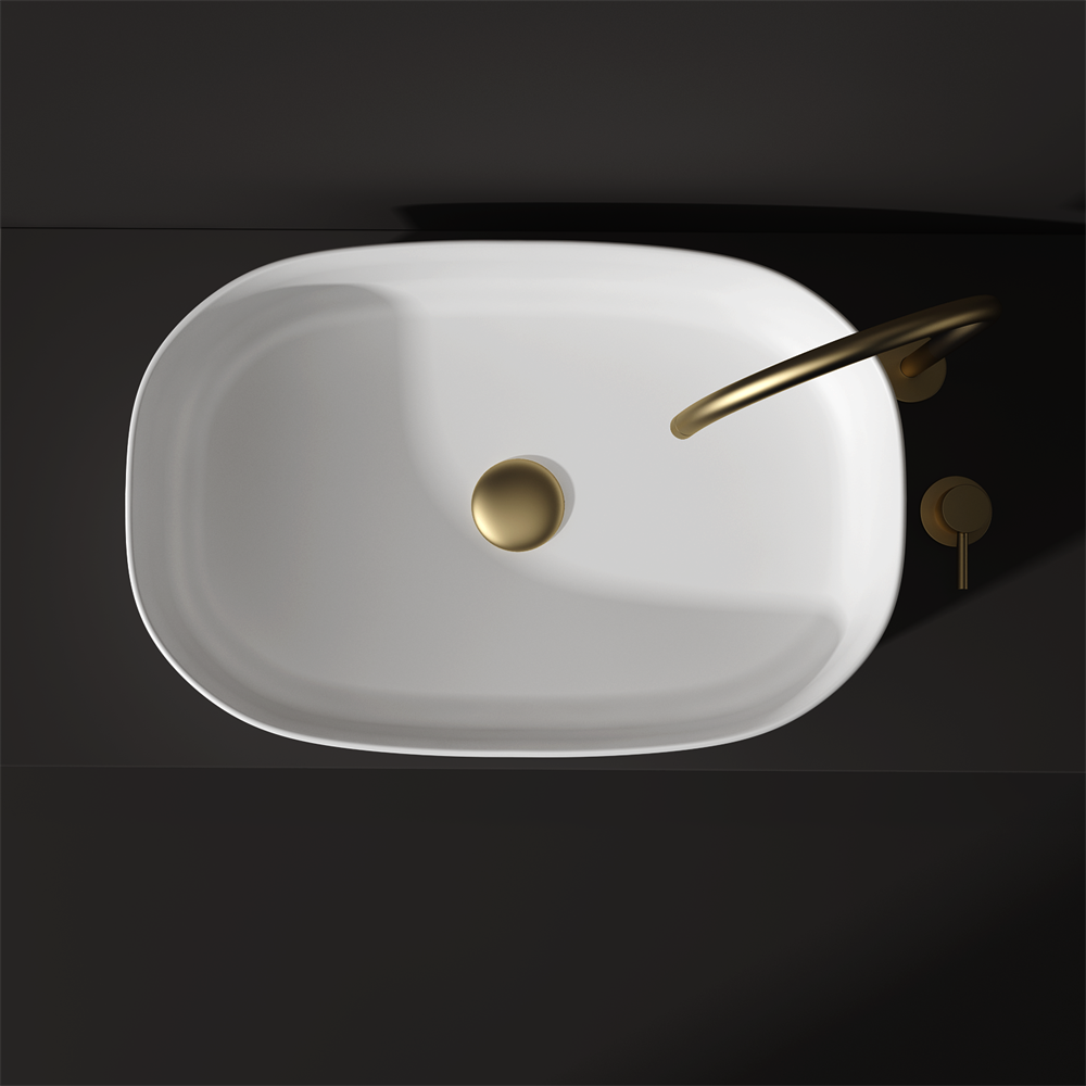 Oval Slimline Basin - 595mm - B4 Various Colours