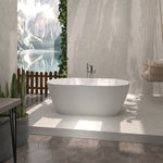 Bayely Classic Oval Bath - 1700mm - Matte White