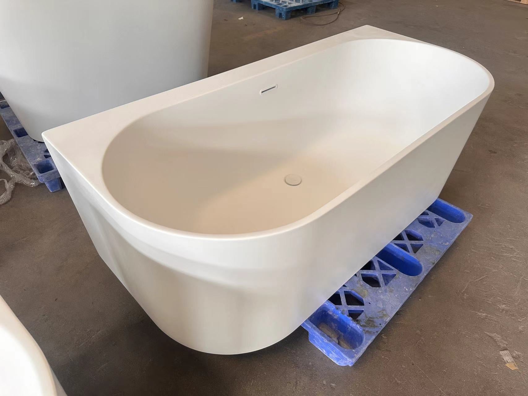 Bradford 1700 - Freestanding Back-To-Wall Acrylic Bath