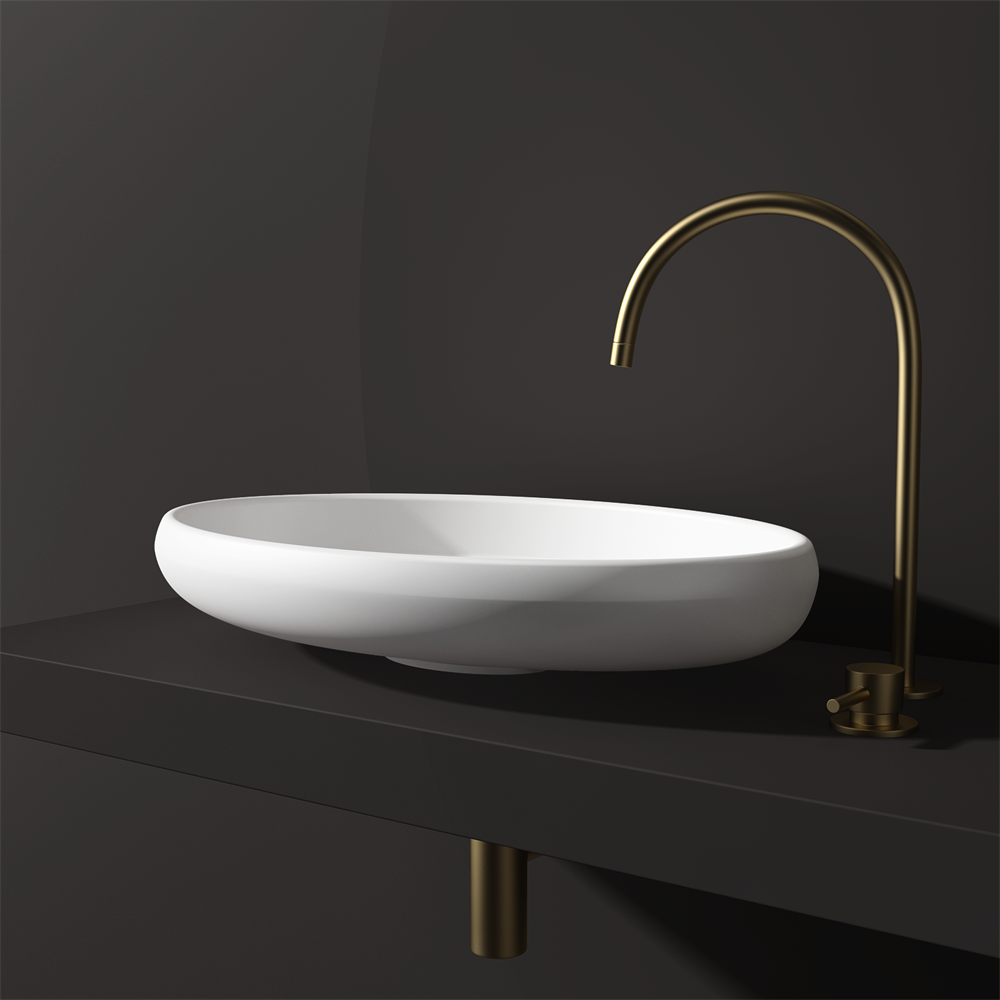 Low Slimline Thin Basin - 600mm - CSB12 Various Colours