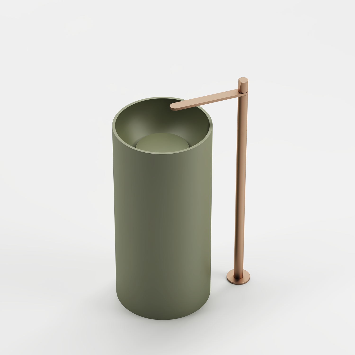 Round Classic Freestanding Pedestal Basin 850mm - CSB83B 850-500