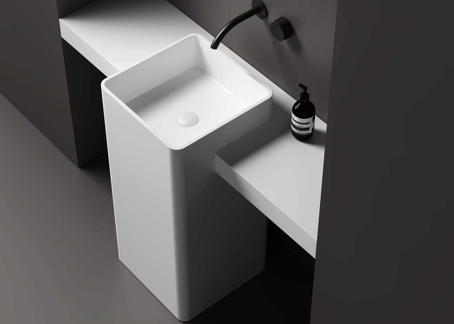 Tokalite Pedestal Basins. Stonebaths