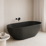 Concrete Grey Freestanding Stone Bath - 1700mm - B003-B